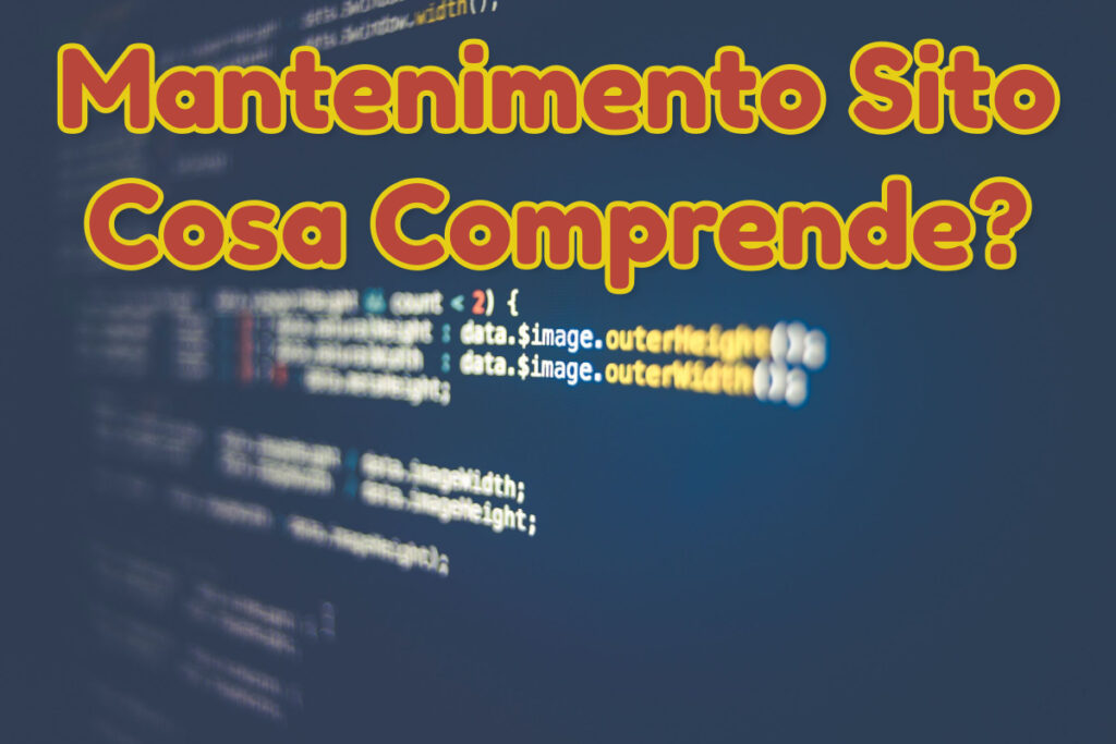 Mantenimento Sito Web