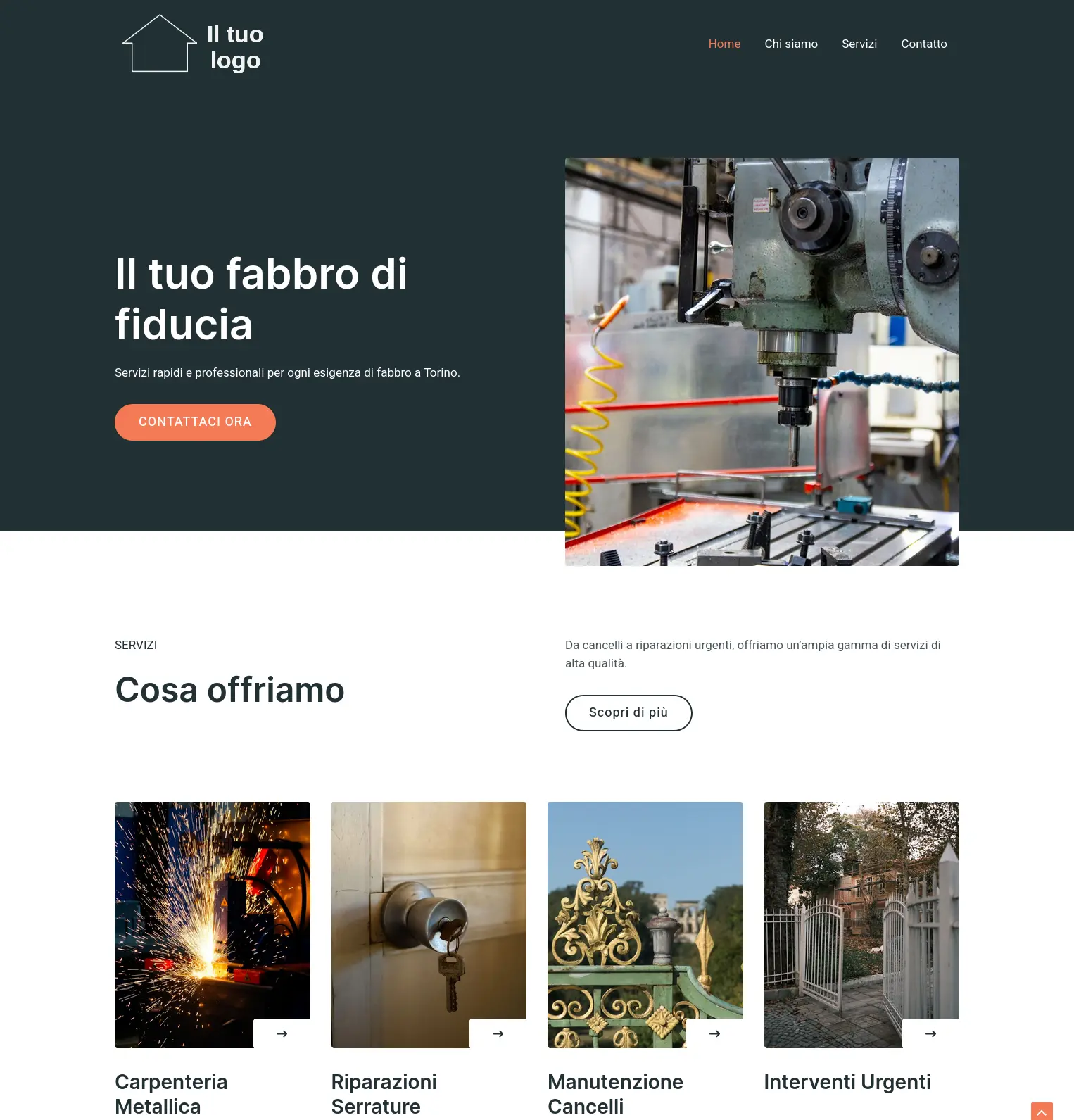 Siti Web per Aziende fabbro