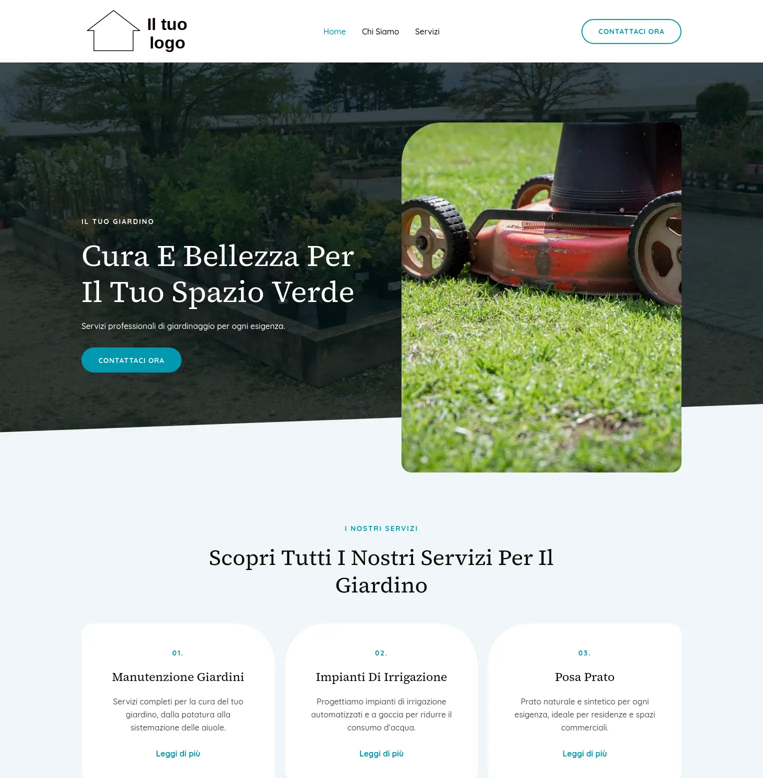 Siti Web per Aziende giardiniere